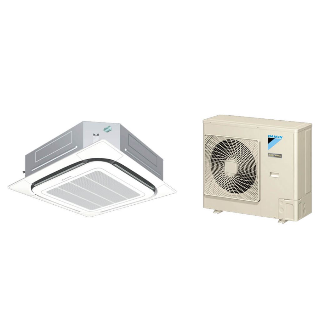 dieu hoa cassette am tran daikin inverter 2 chieu 17100btu fcq50kavea rzqs50av1