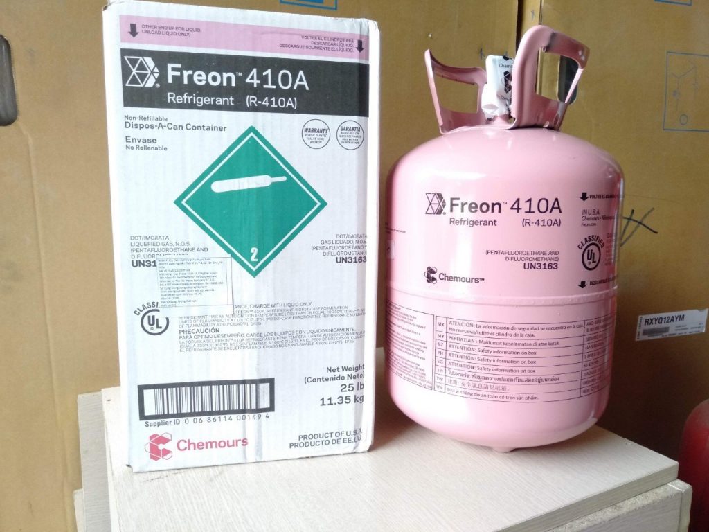  phân phối sỉ lẻ vật tư điện lạnh gas lạnh freon 410a