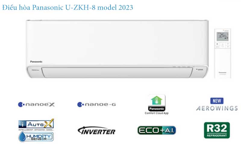 Dieu hoa Panasonic U ZKH 8 model 2023